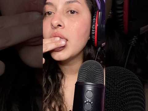 Sp1t Pa1ting , B4B4S 💦♥️ #asmr #mouthwhisper #asmrcommunity #spitpainting