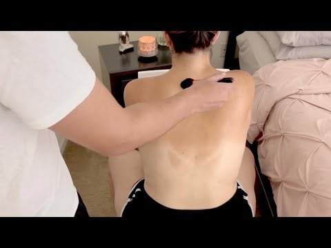 ASMR - Back Massage & Back Tickling w/ Lotion