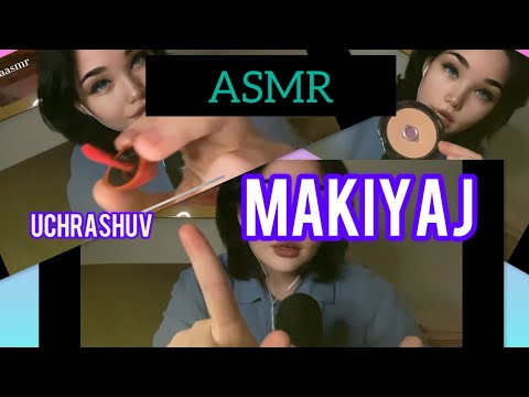 ASMR. Makiyaj uchrashuv. Pomada. Tushunarsiz shivirlash