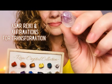 ASMR Reiki ♥️ Positive Affirmations for Change, Growth and Transformation | Energy & Mindset Shifts