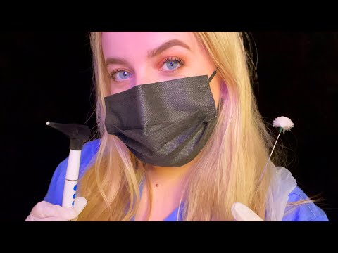 ASMR | Deep Ear Clean to help you sleep 💤 [binaural, gloves, lights]