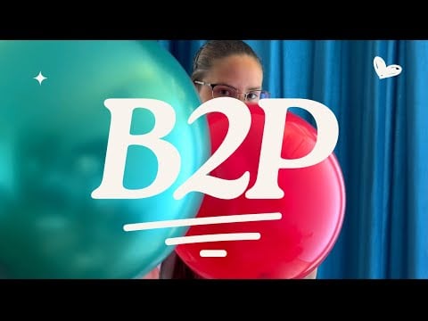 ASMR - B2P | green & Red BALLOONS | ✨