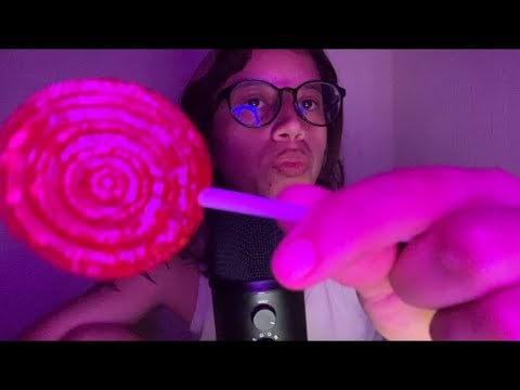 ASMR col lollipop y sonidos de teclado 🍭