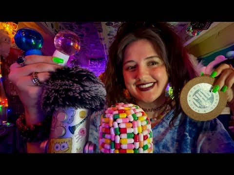 Tapping + mouth sounds, water globes, fluffy mic, bugs (LIVE wasn’t working so it’s shorter) 🥺