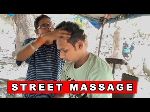 ASMR Street Massage : Old School Head Massage By Old Street Barber