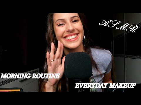 ASMR Mornig Routine ♡  Everyday Makeup | АСМР На Български | Close Up Whisper