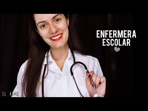 ♡ASMR español♡ La ENFERMERA ESCOLAR EL♥ CURA TUS HERIDAS. *Roleplay*