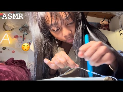 ASMR| ASMR Scribbling Sounds, Writing Sounds + Whispers☺️✨✍🏽
