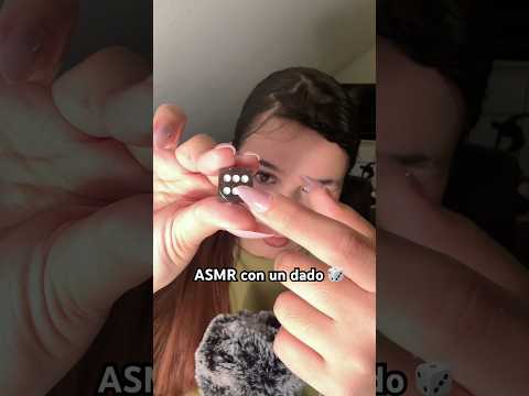 ASMR con un dado 🎲 #asmr #asmrsounds