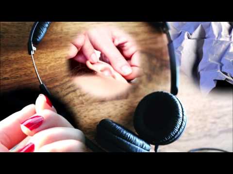 (3D binaural recording) Asmr multi-layered sounds (scratching, ear massage, crinkly bags)