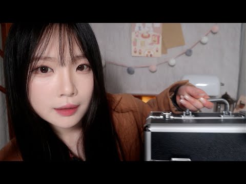 ASMR(Sub✔) 방문 출장 미용실 상황극 (컷트, 염색, 고데기소리) Door-to-door service Hair care(Haircut, dyed, Curling iron)