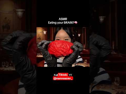 Serving you a BRAIN?!🧠 #asmr #horror #asmrhorror