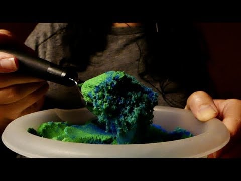 Satisfying Kinetic Sand Scooping - ASMR Sounds