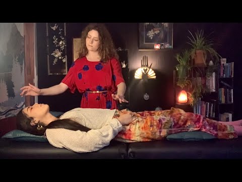 ASMR Reiki | Full Body Energy Healing Session (cord cutting, relaxing music, hypnotic hand movement)