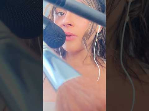 Brushing your eyelids 😴 #asmr #relax #tingles #calmingsounds #sleepsounds ep