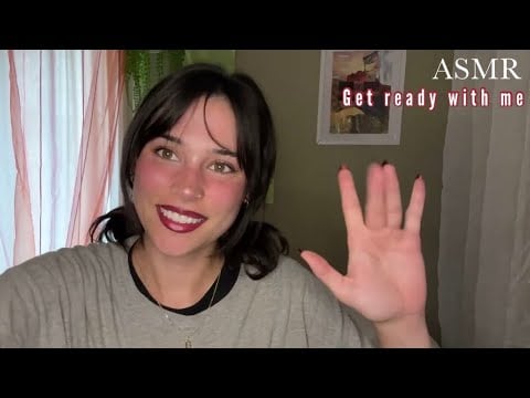 ASMR Doing My Makeup in Silence w/ Mouth Sounds, Tapping, Finger Snaps, Tracing, and More...