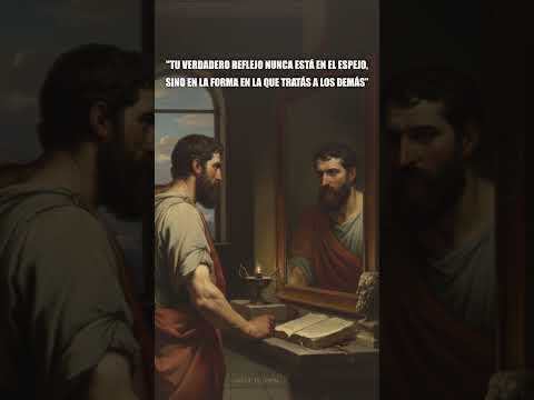 Tu verdadero reflejo nunca está en el espejo #estoicismo #asmr #estoico #motivacion