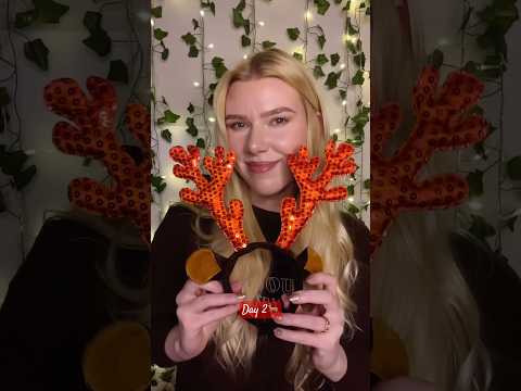day 2 of 12 Days of ASMR Triggers🦌 #shorts #asmr