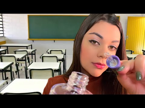 ASMR POV: AQUELA AMIGA QUE AMA TIRAR SEUS CRAVOS NA SALA DE AULA