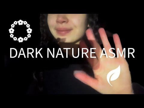 Lofi Dark Nature ASMR (Whispering, Tapping, Personal Attention, Hand Movements)