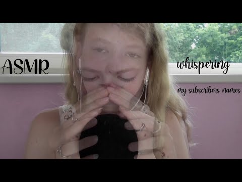 ASMR: Jullie namen herhalen (5k special!🎉)