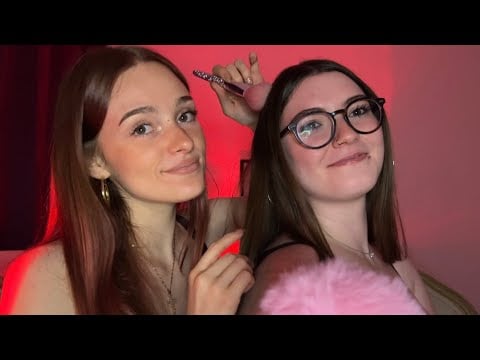 ASMR: JE M’OCCUPE DE TES CHEVEUX 💆🏼‍♀️ (rp coiffeuse avec ma cousine Emilie)