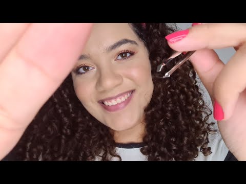 ASMR: FAZENDO SUA SOBRANCELHA 💖