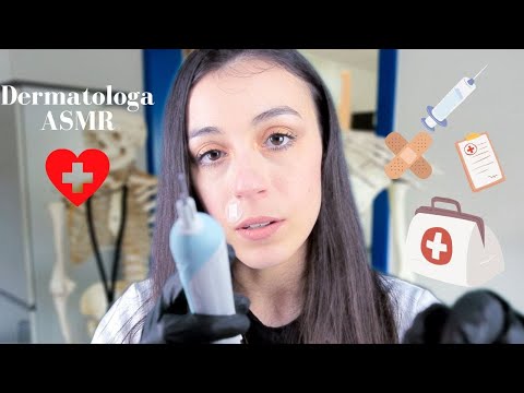 DERMATOLOGA ROLEPLAY RILASSANTE 👩🏻‍⚕️💗 ISPEZIONE E TRATTAMENTO VISO/ASMR ITA