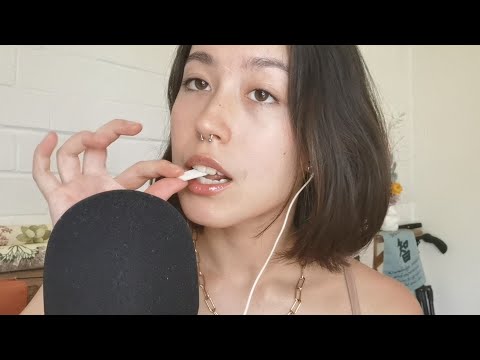 ASMR Cranial Nerve Exam with Gum Chewing + Brushing