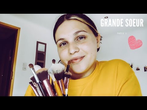 ASMR FRANÇAIS⎪ROLEPLAY TA GRANDE SOEUR TE RASSURE ET MAQUILLE POUR TON 1ER RDV AMOUREUX 🥰 Pt.1