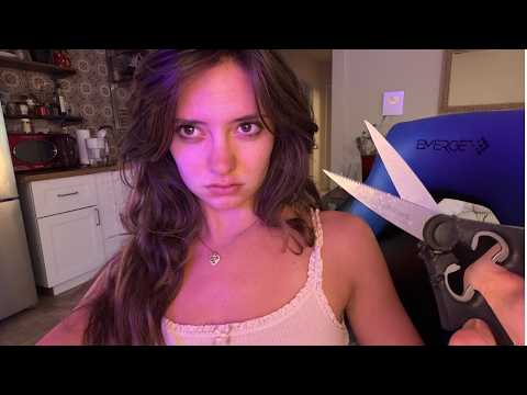 ASMR Mean Girl Haircut Roleplay -  I’m NOT Being Nice in This Chair