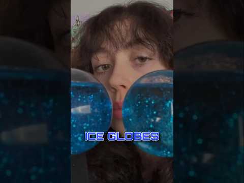 ASMR ICE GLOBES #asmr #asmrshorts #shorts