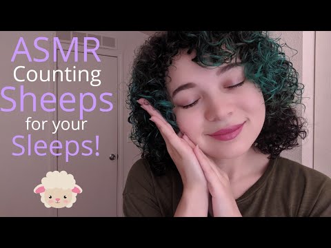 🐑🐑ASMR Counting Backwards Sheep For Your Sleep | 100 - 1 [Negative Energy Plucking]🐑🐑