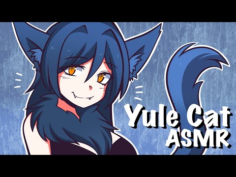 Meeting A Yule Cat For Christmas! ♥ | ASMR Roleplay F4A (wholesome fluffy cat & onomatopoeia)