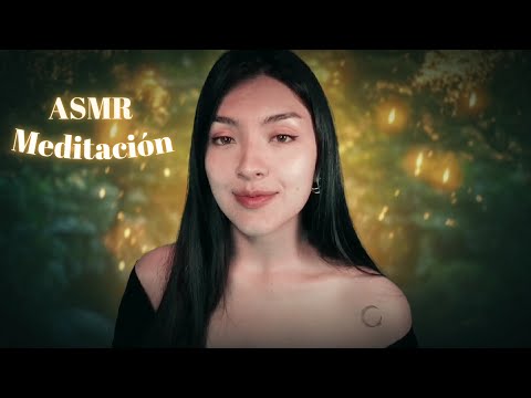 ASMR - Meditación guiada para calmar tu mente ✨🍃