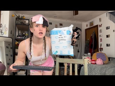 unboxing & headband haul + try-on ASMR Personal Attention grwm (overstimulated so help me do emails)