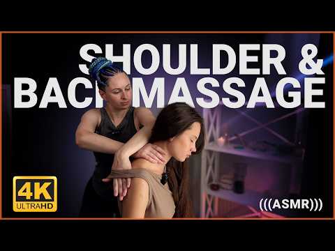 ASMR Session for Sleep: Shoulders and Back Massage by Anna to Sandra