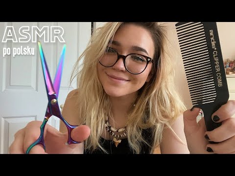 ASMR in Polish/Po Polsku: Zmieniam Twoją Fryzurę !!! 💇‍♀️