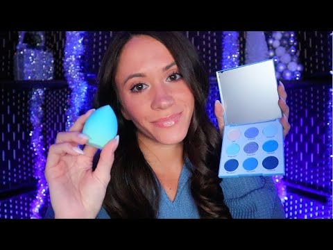 ASMR / Doing Your Winter WonderGlam Makeup ❄️