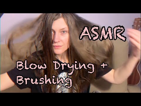 ASMR Night Hair Drying