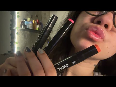 ASMR - POSSO DESENHAR NO SEU ROSTO? 