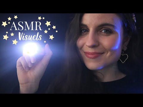 ASMR FRANCAIS 🌙 - Tes yeux vont se fermer (face brushing, hand movements, light, whispers, ...)