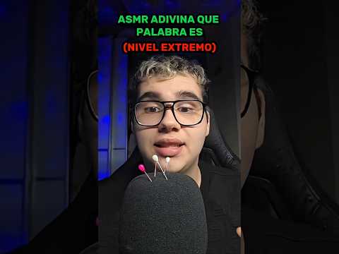 ASMR PERO ¿ADIVINA QUE PALABRA ES? #asmr #asmr #humor #relax #short #shorts