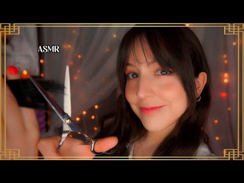 ⭐ASMR Welcome to the Midnight Hair Salon 🌃[Sub] Haircut & Style