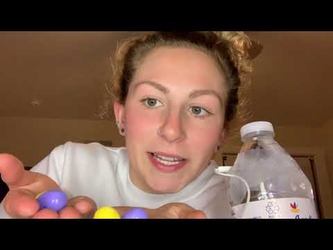 ASMR- chocolate eating, gum chewing