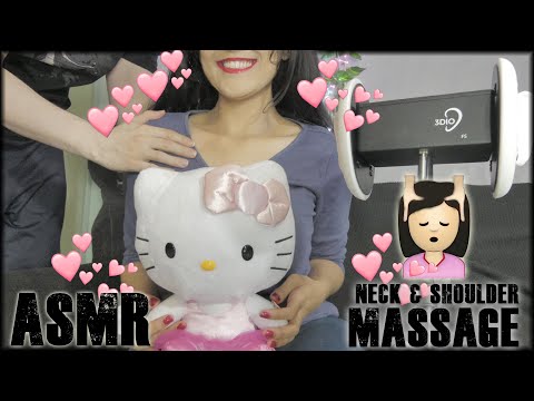 ASMR Massage [Massage neck and shoulder] ✨3DIO BINAURAL 🙌🏻💆🏻‍♀️