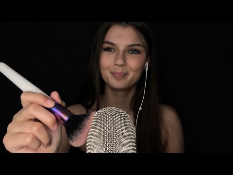 ASMR Super Relaxing Mic Brushing🎀