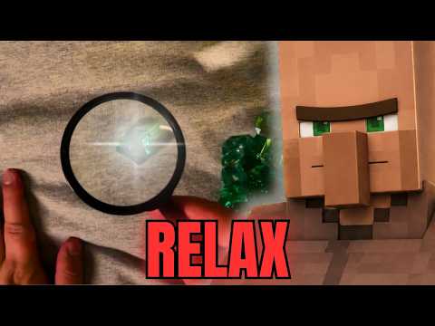Minecraft ASMR: Villager Counts His Emeralds Before Bed Time