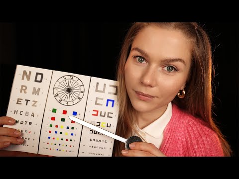 ASMR Colour Blind Test & Eye Exam RP.  Soft Spoken Personal Attention