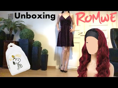 ASMR * Unboxing fun d'articles ROMWE !